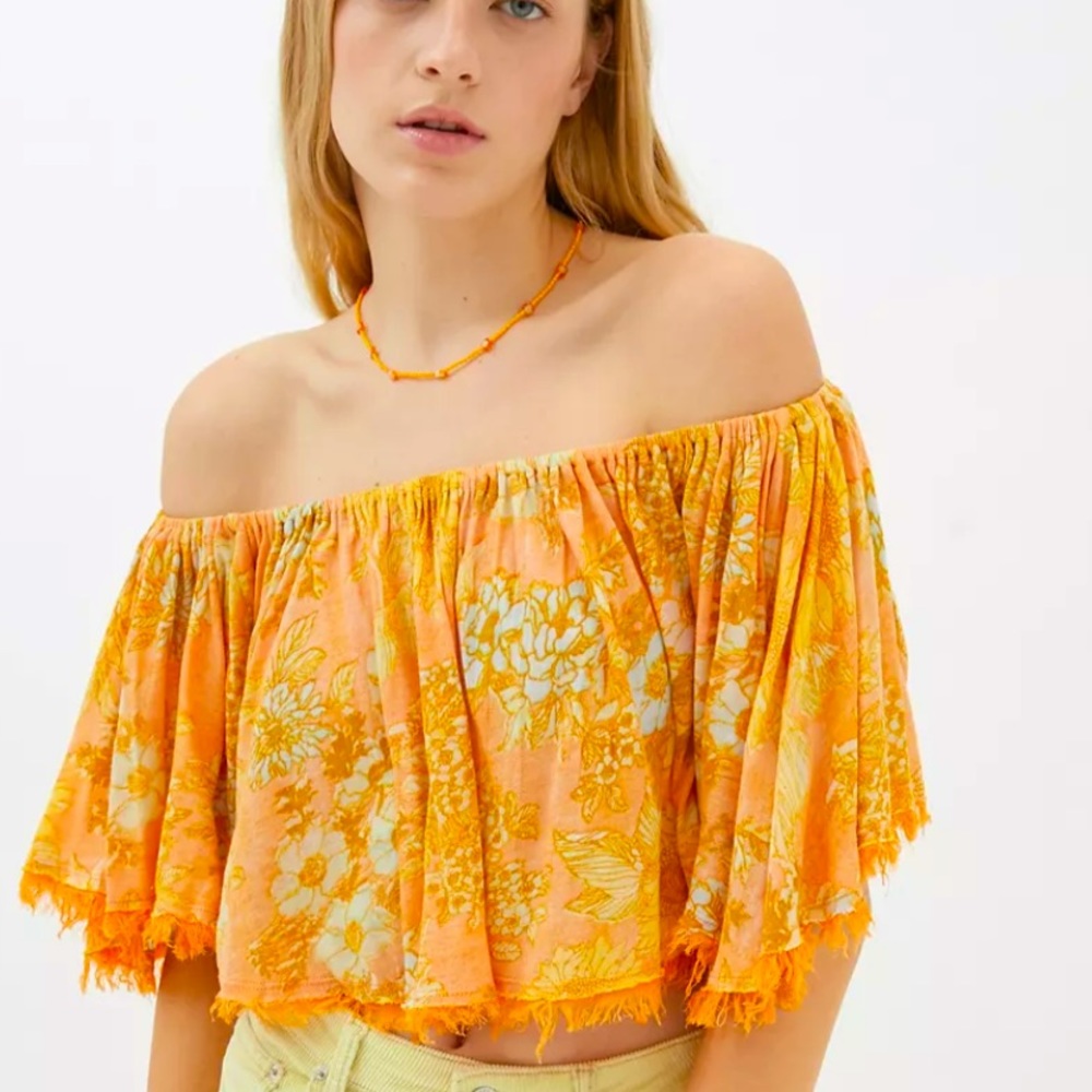 Rosa off the shoulder top